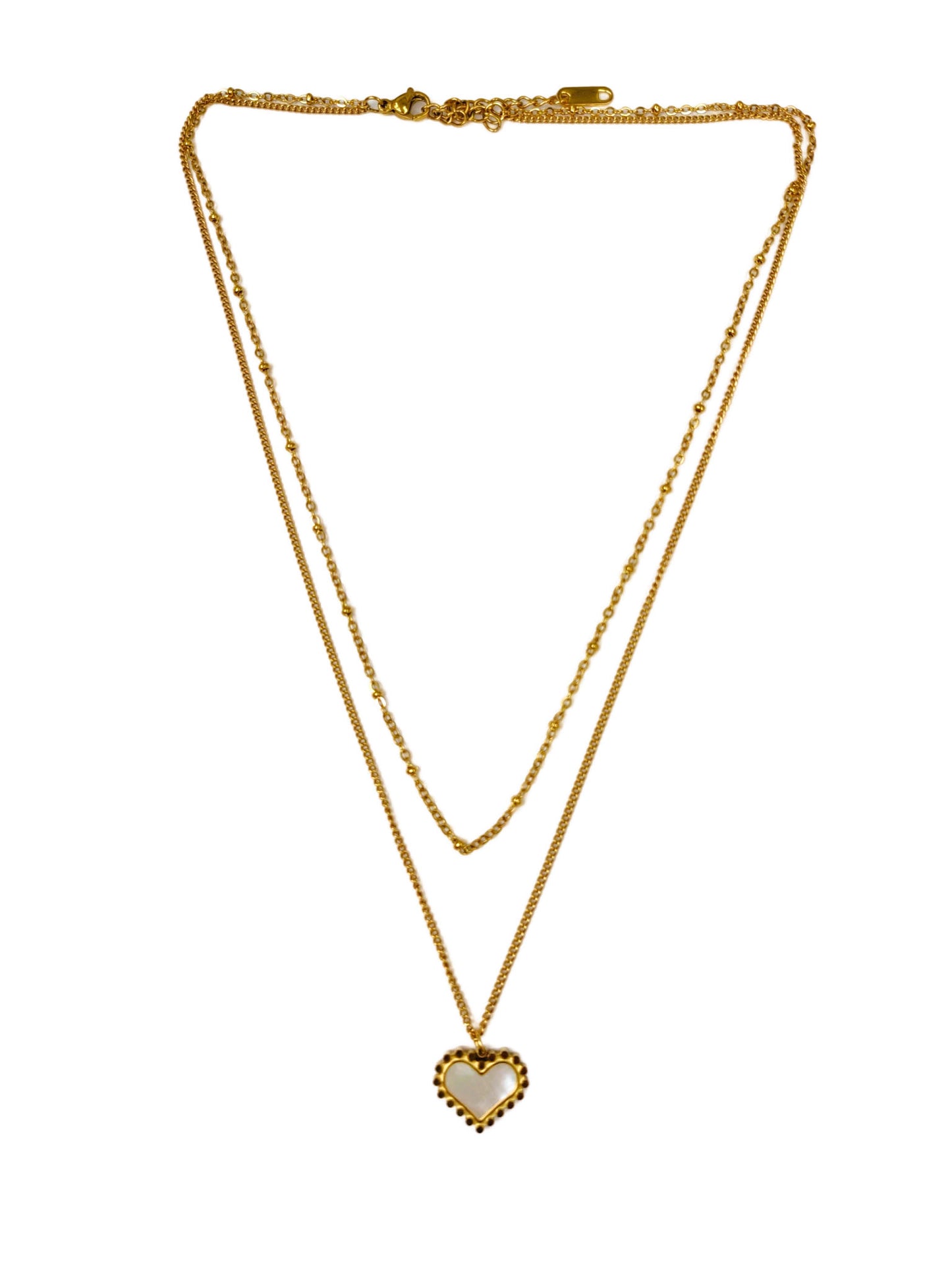 Kimmy Heart Layered Necklace