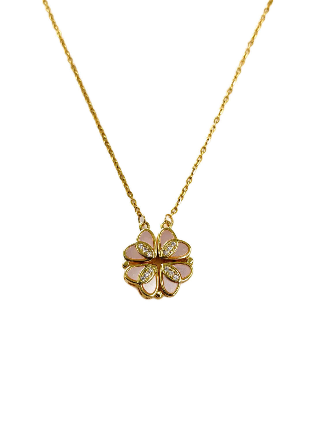 2in1 Golden Heart Necklace