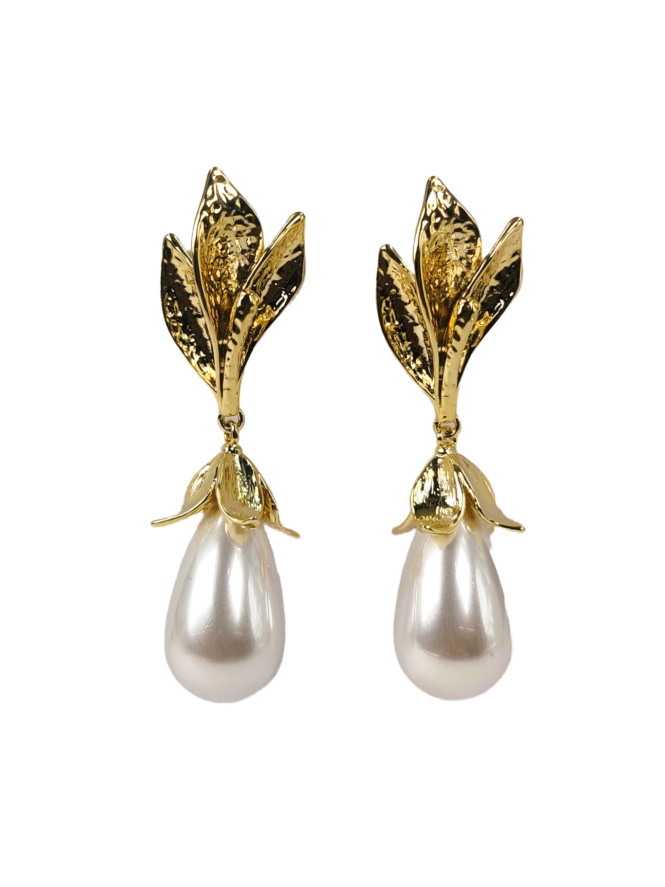 Silver Gourd Drops Earring