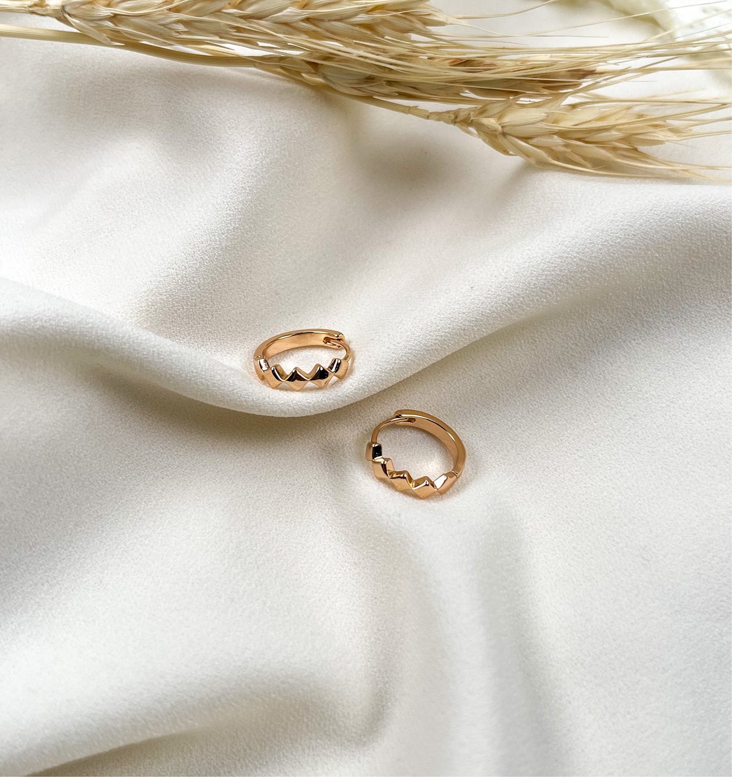 Neve Huggie Hoops