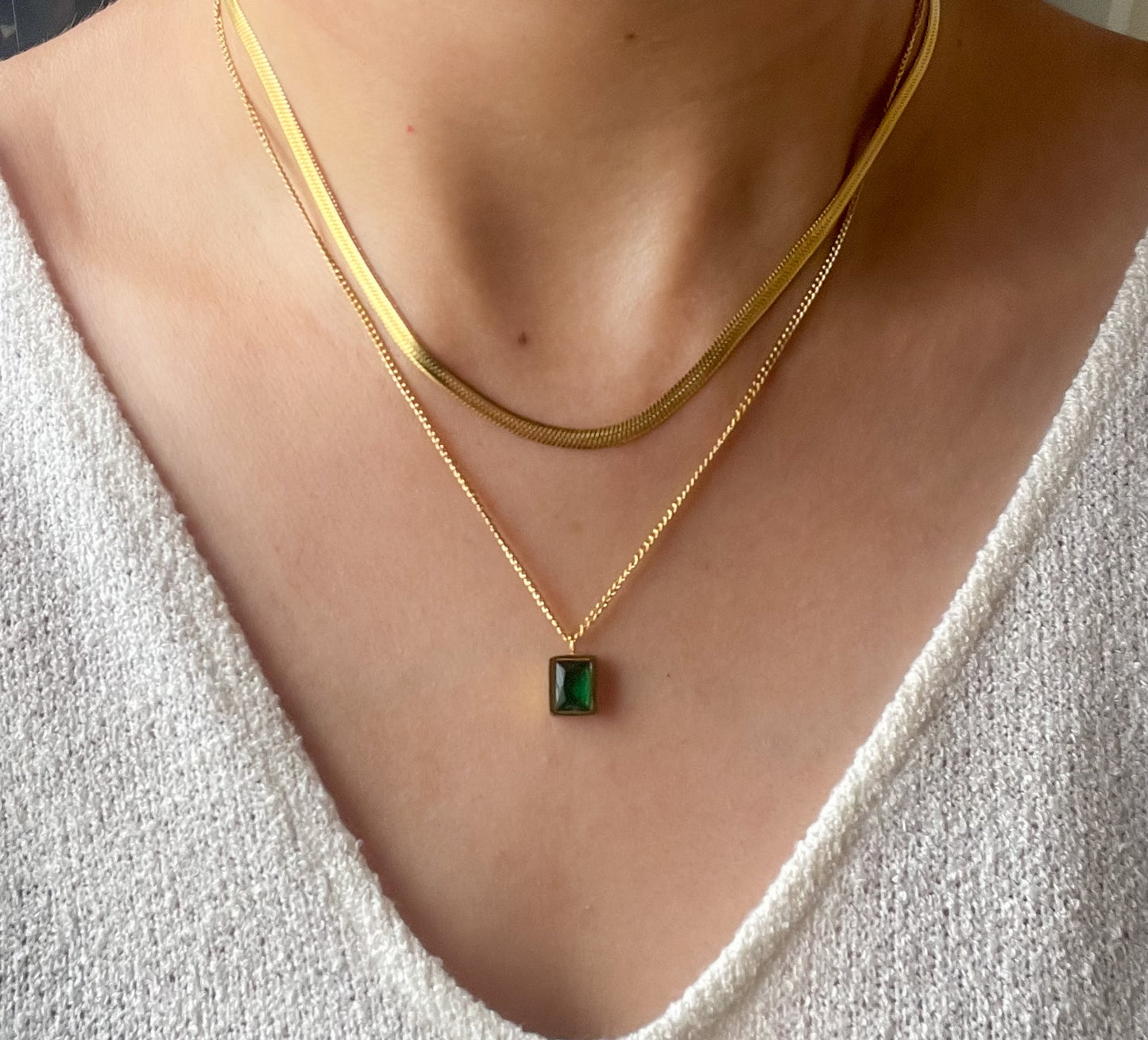 Emerald Bari Necklace