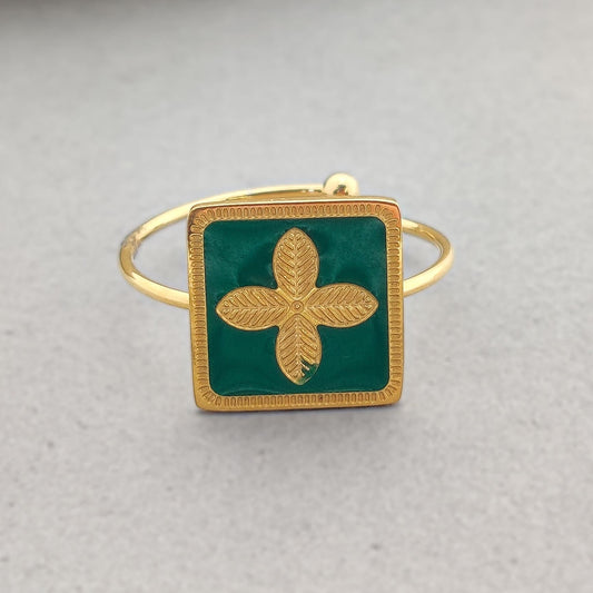 Green Brianna Ring