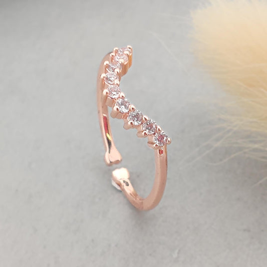 Crystal mala Ring