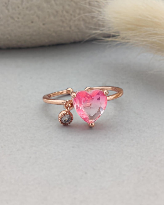 Pink Heart Ring