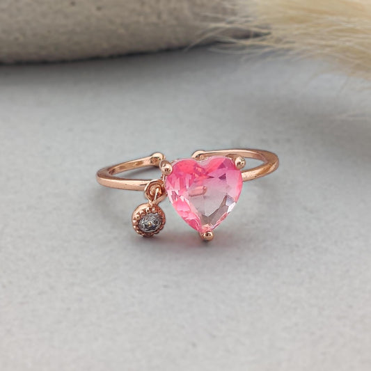 Pink Heart Ring
