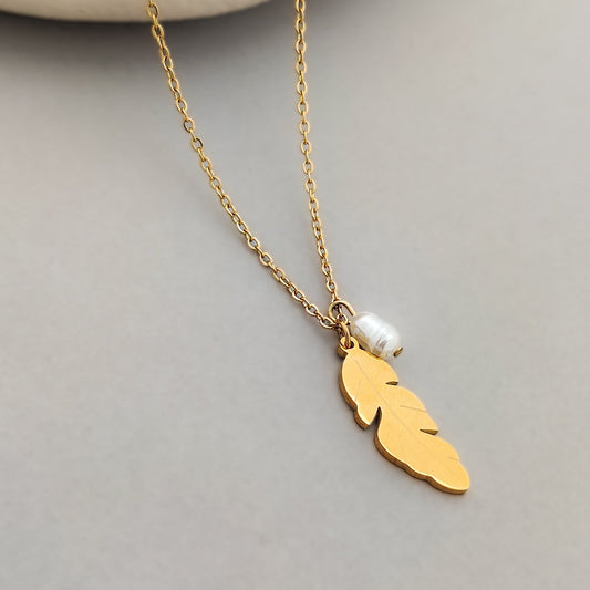 Dewleaf Necklace (Gold)