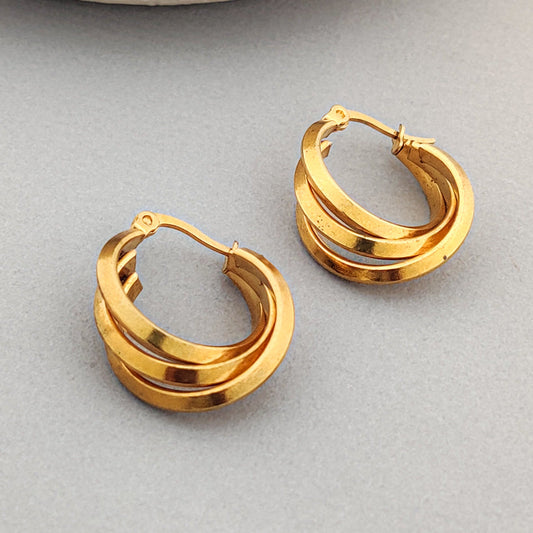 Golden Rylie Hoops