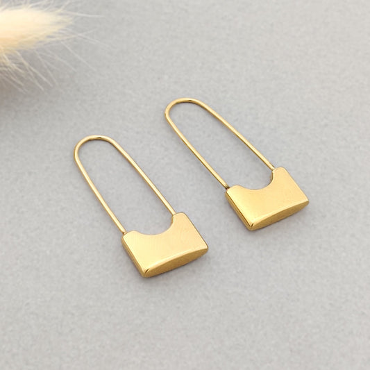 Safety Pin Earrings
