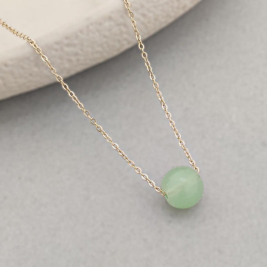 Green Bead Necklace