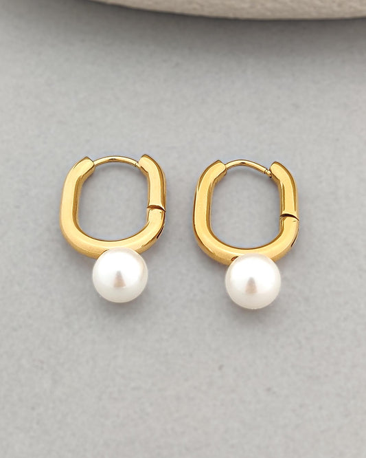 Asa Pearl Hoops