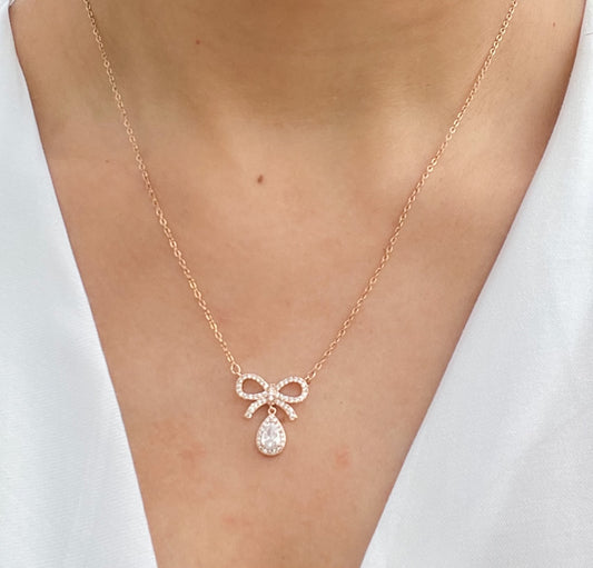 Elsie Bow Necklace