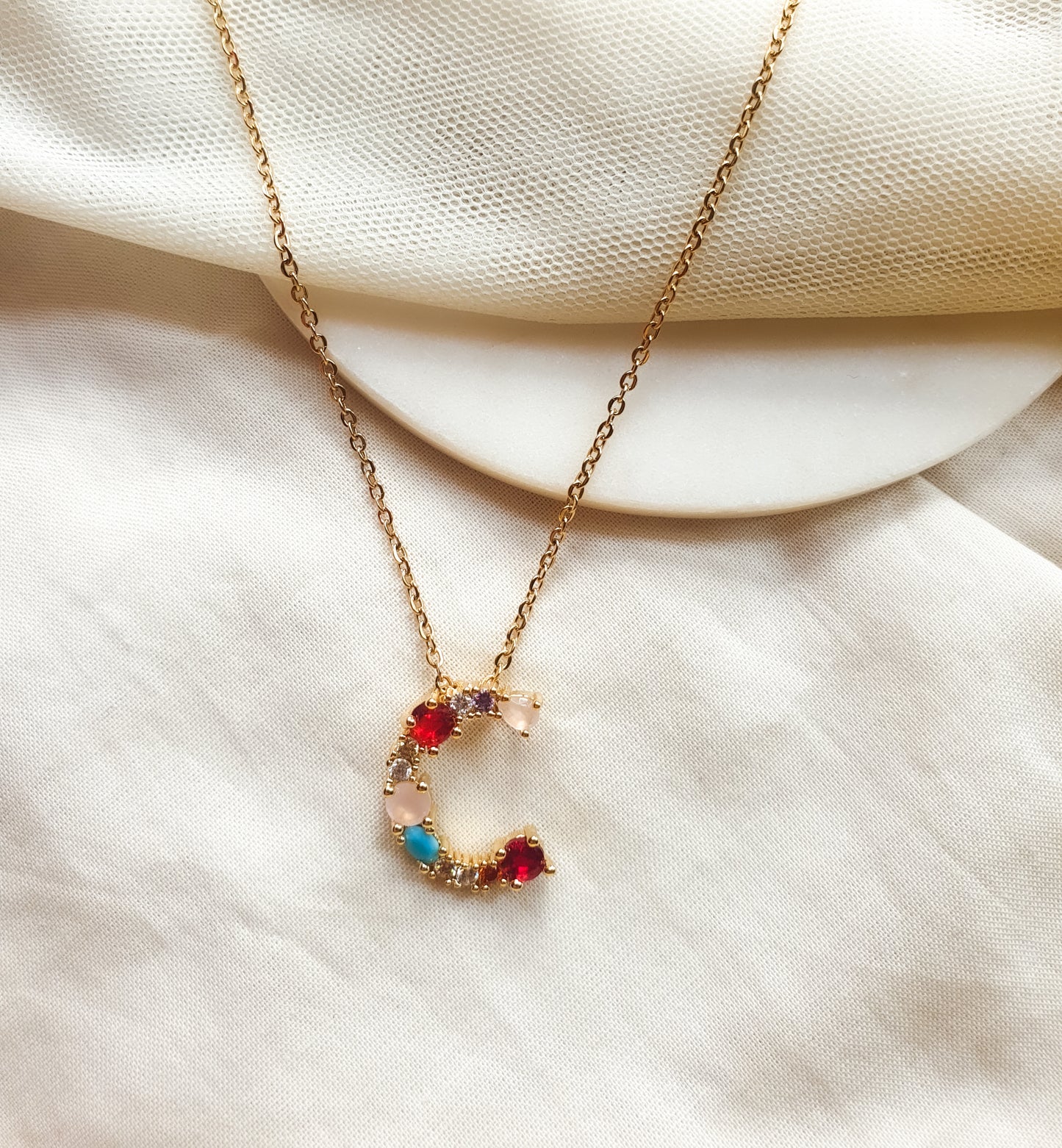 Monogram Letter C Necklace