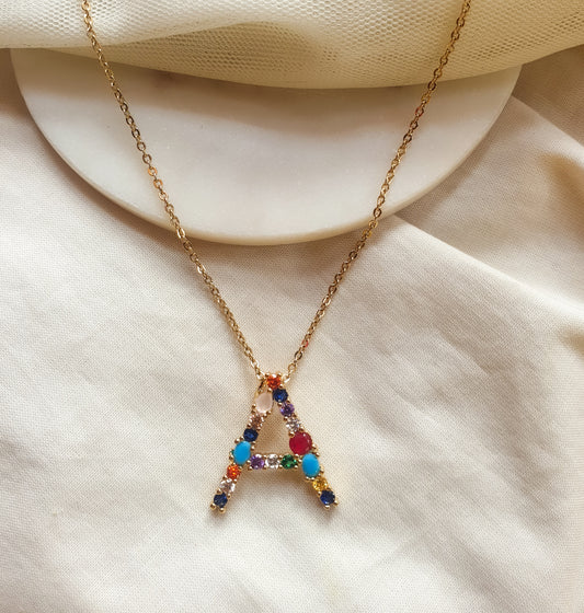 Monogram Letter A Necklace