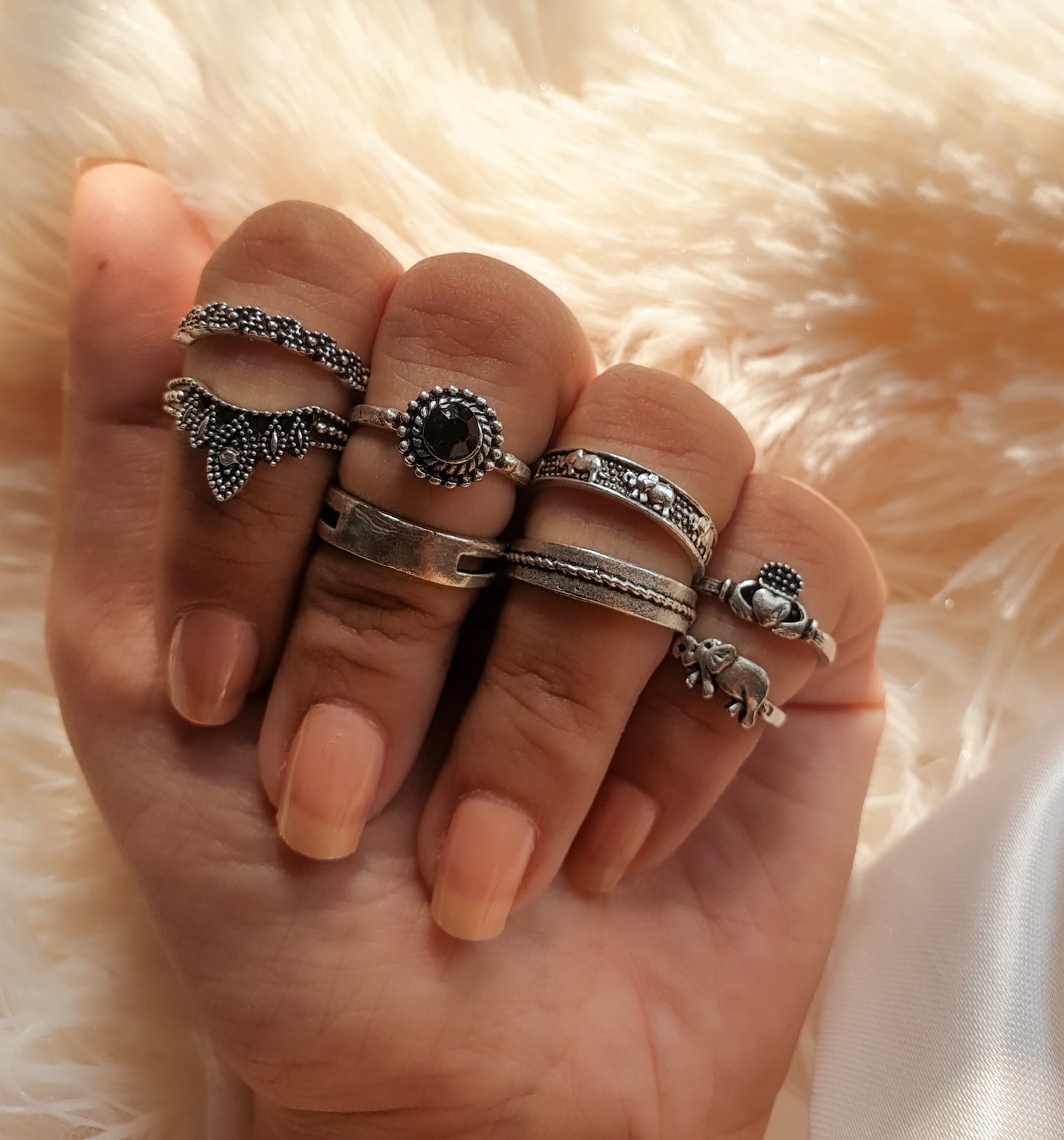 Galia Rings (Set of 8)