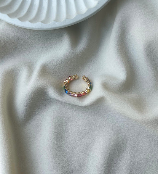 Rainbow Crystal Ring