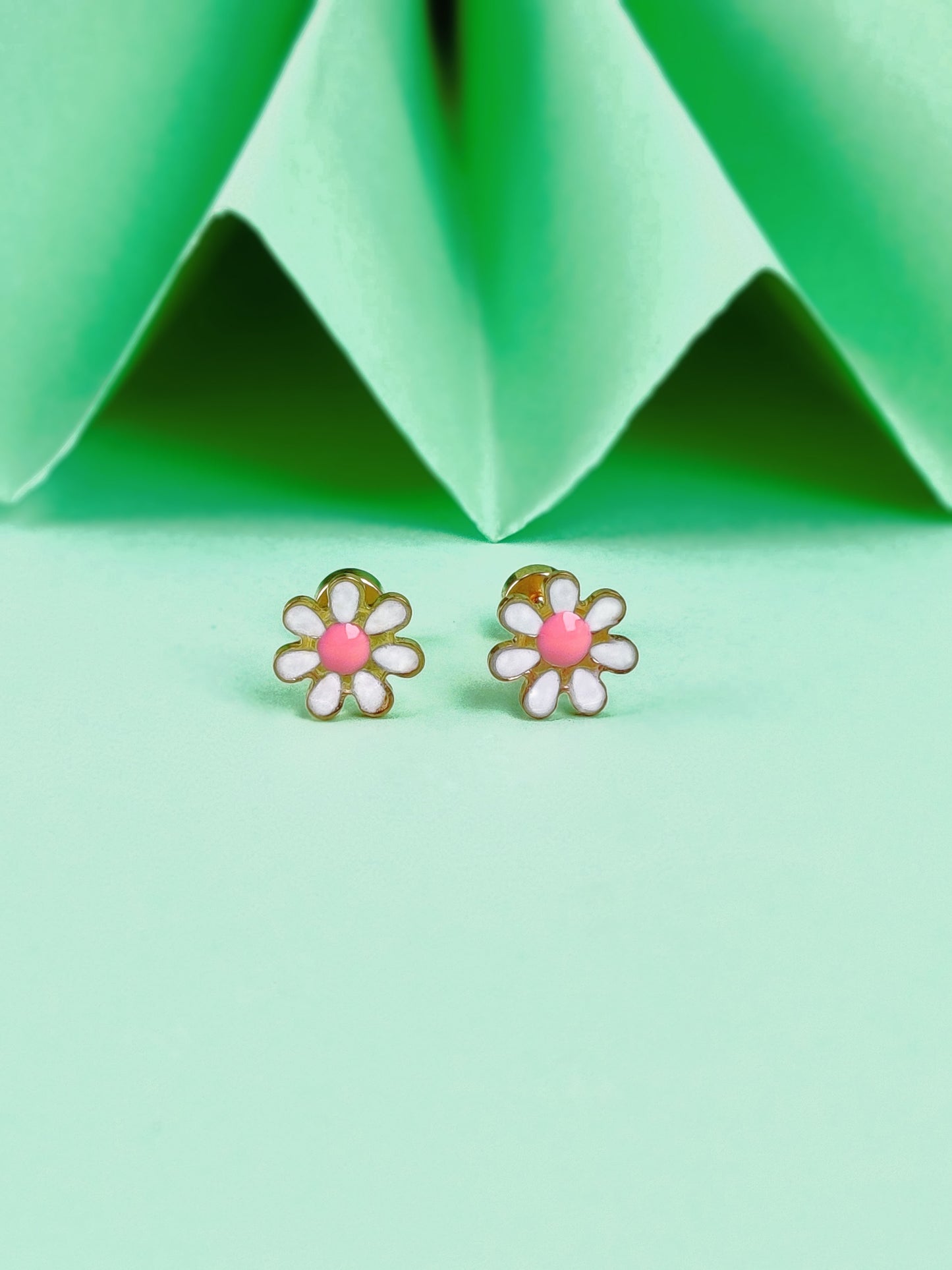 Daisy Second Piercing Studs (white)