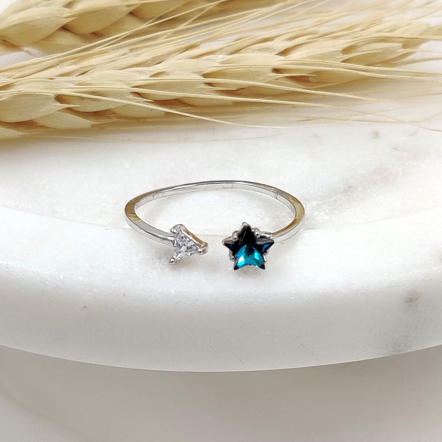 Blue Star Ring