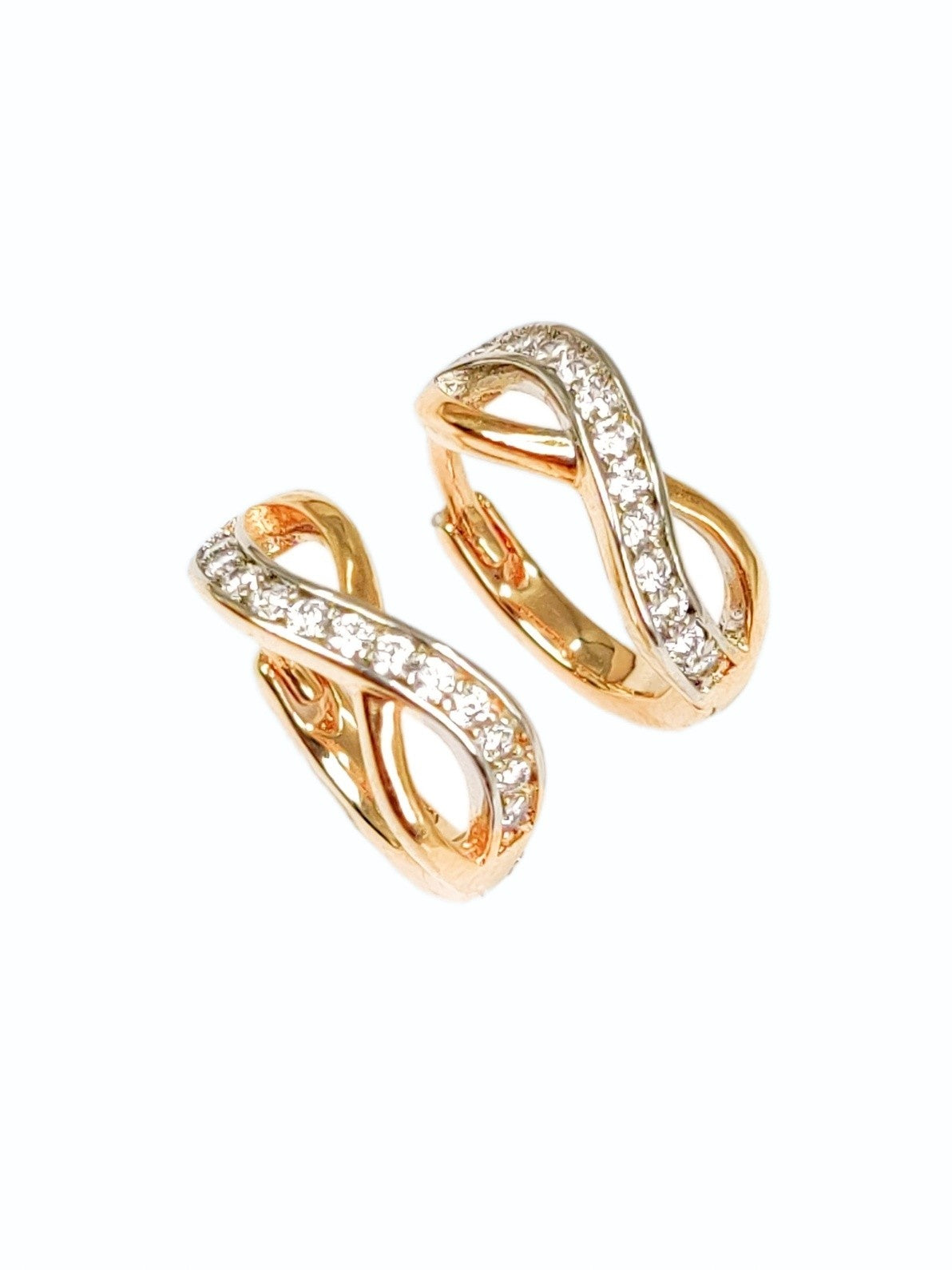 Infinity Huggie Hoops