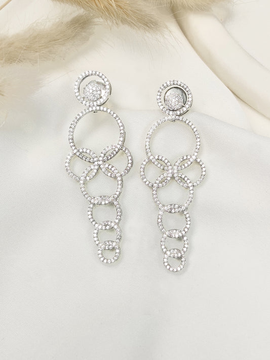 Opal Circles Earring