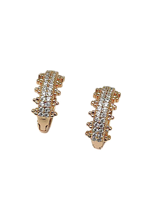 Demi Dazzle Huggie Hoops