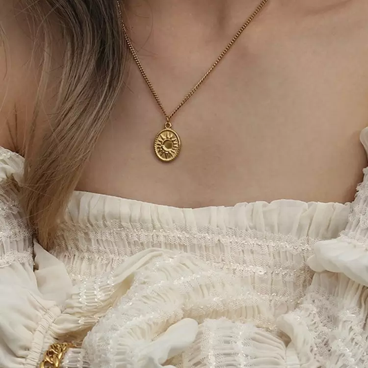 Sun Coin Necklace