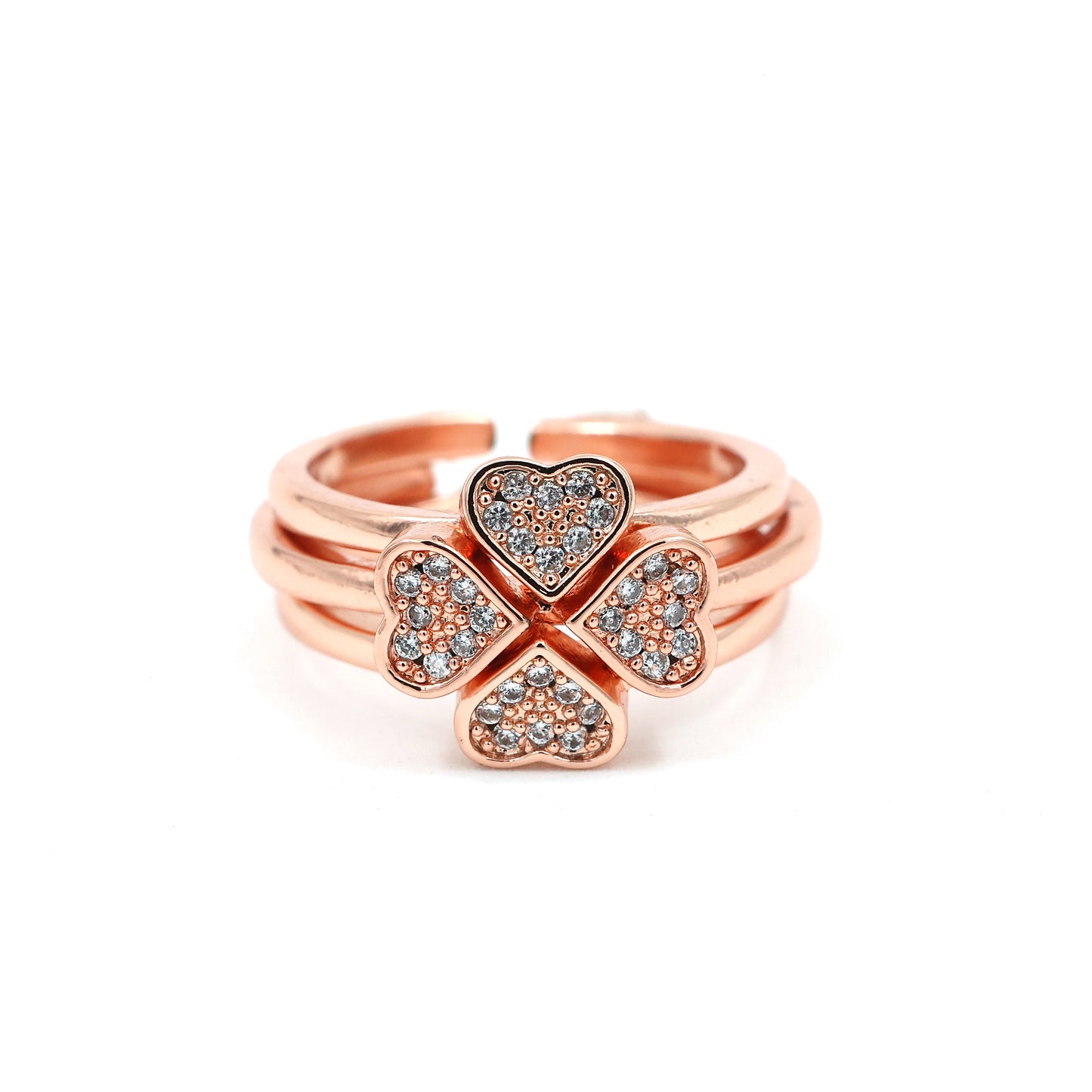 Yessi Heart Ring (Set of 3)