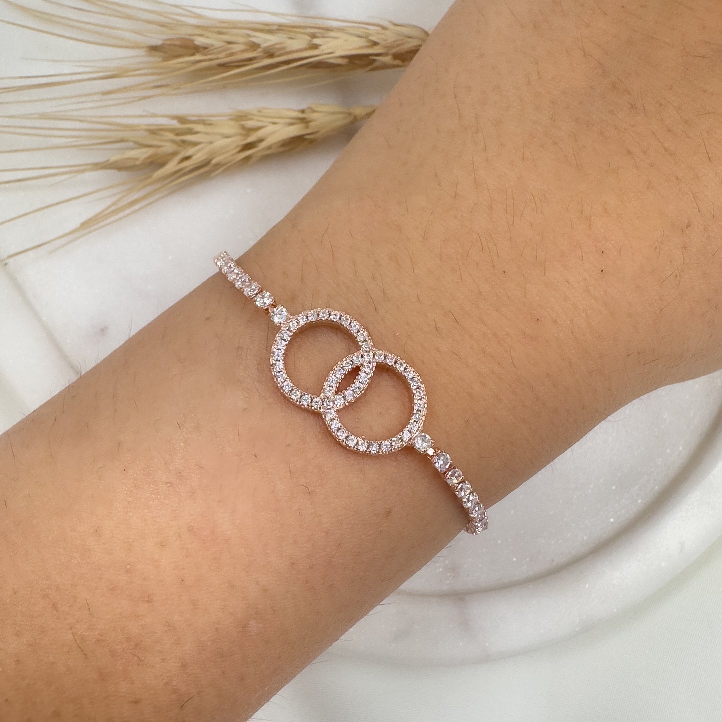 Crystal Interlock Bracelet