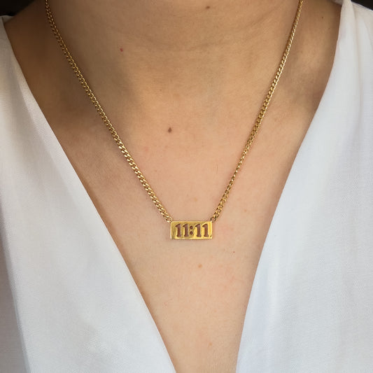 11:11 Good Luck Charm Necklace
