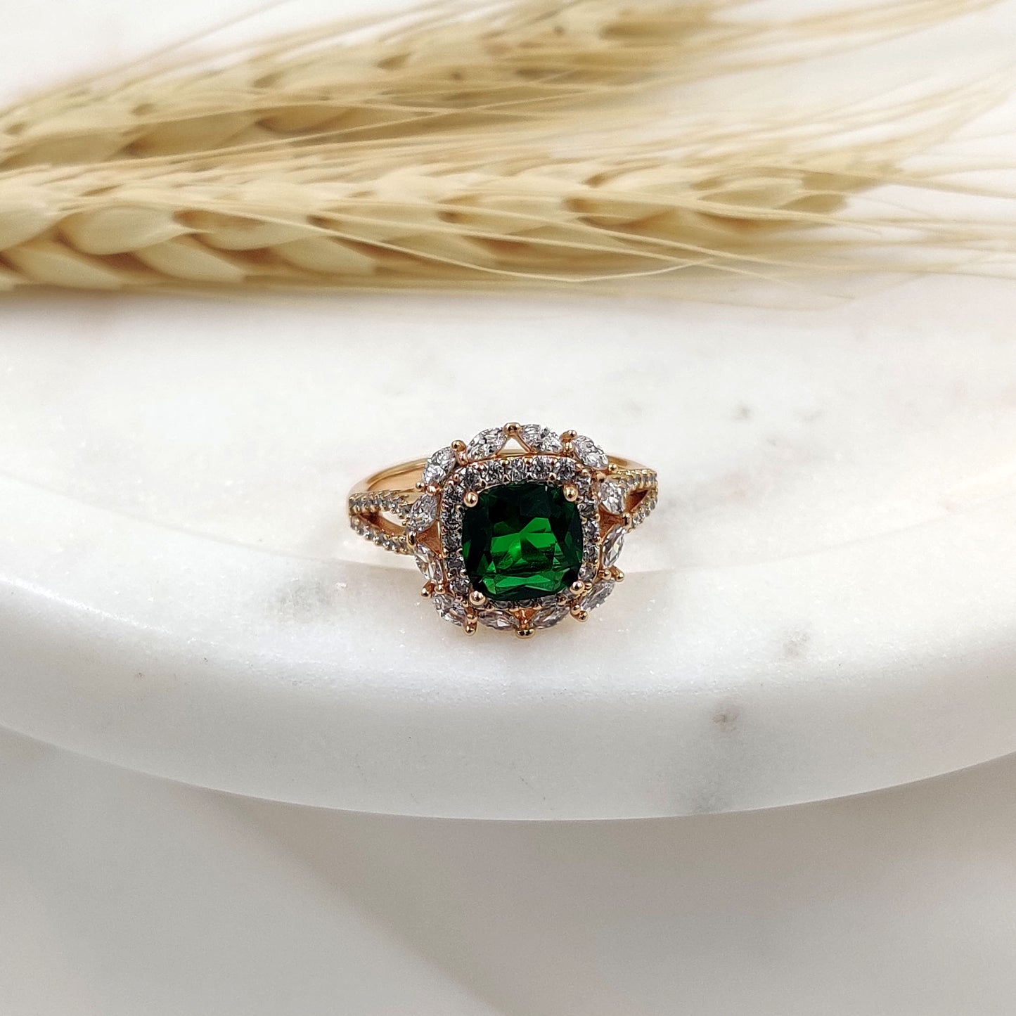 Emerald Jenna Ring