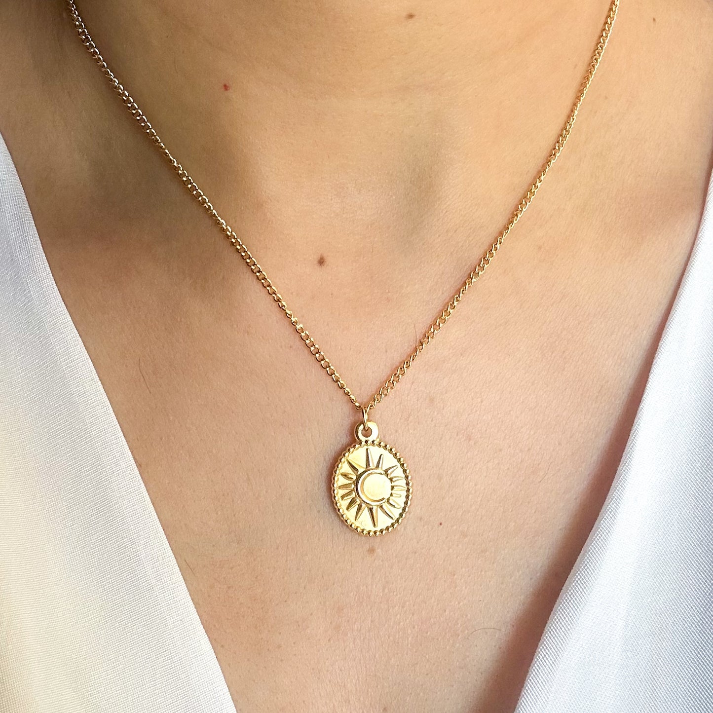 Sun Coin Necklace