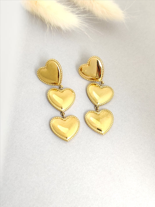 Cheryl Heart Earrings