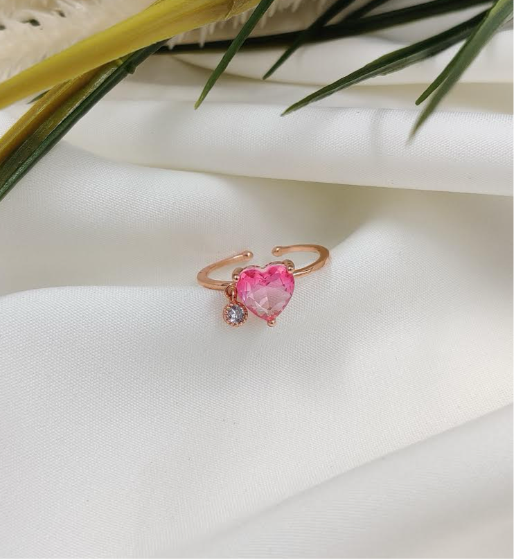 Pink Heart Ring