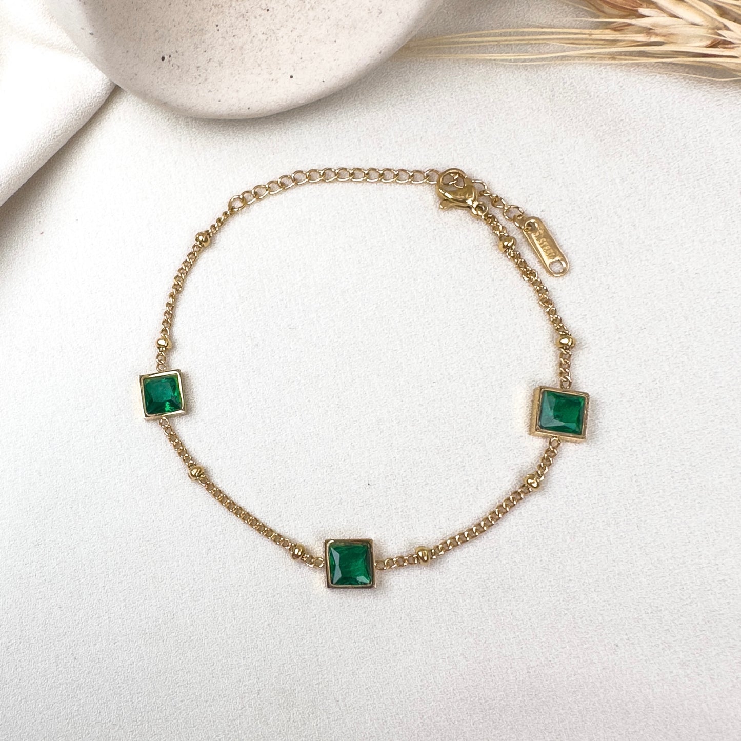 Emerald Mya Bracelet