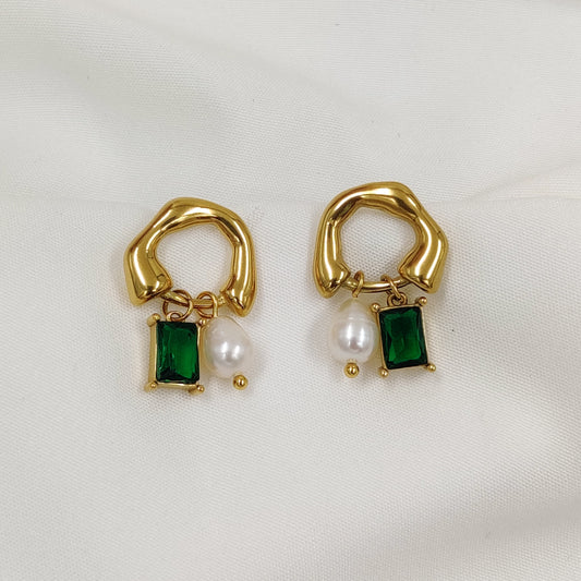 Emerald Yana Earrings