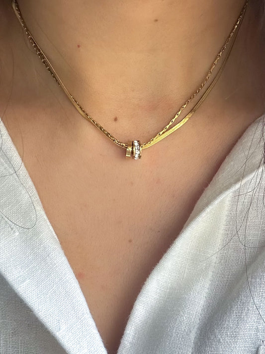 Crystal Twine Necklace