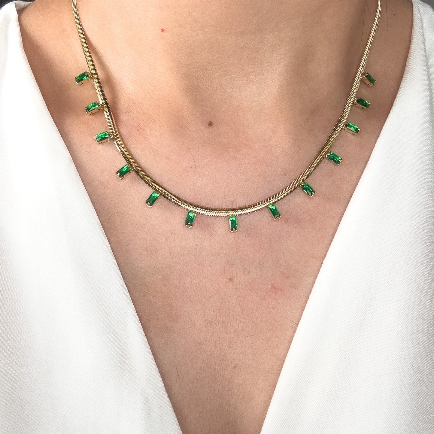 Emerald Christie Necklace