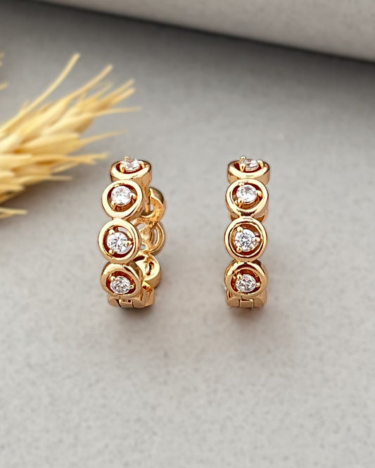 Aurelia Huggie Hoops