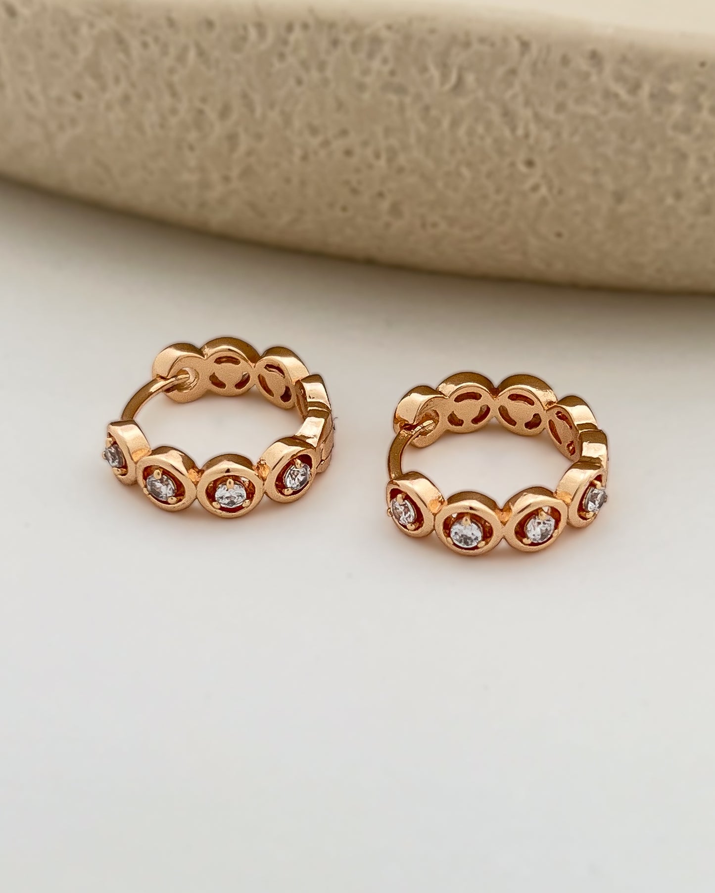 Aurelia Huggie Hoops