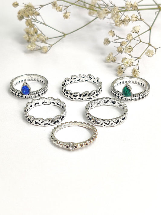 Abijah Rings (Set of 6)