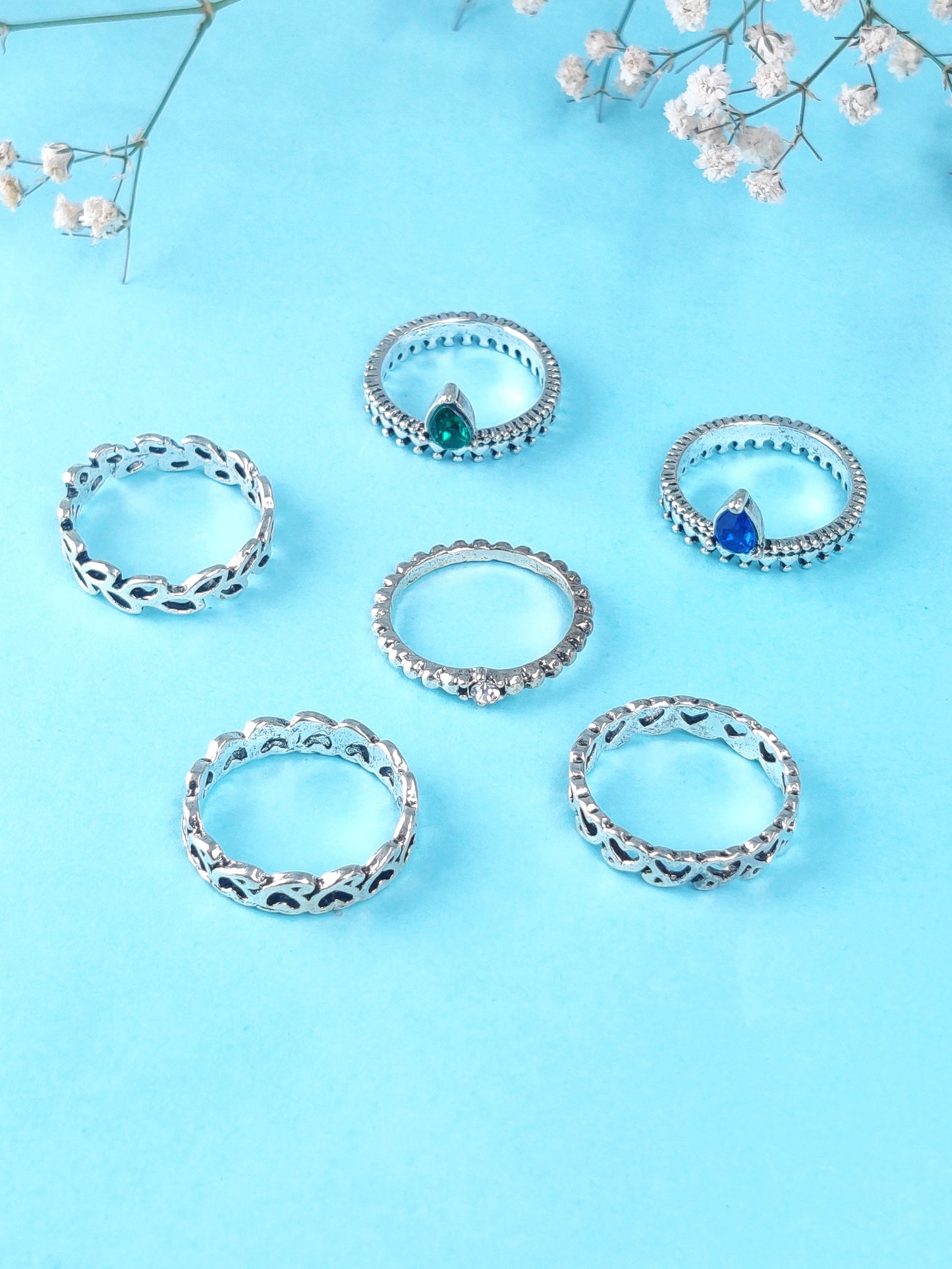 Abijah Rings (Set of 6)