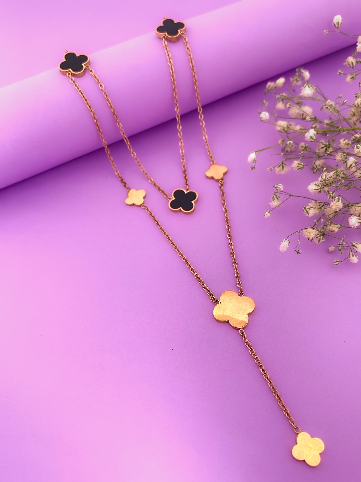 Alana Clover Layered Necklace