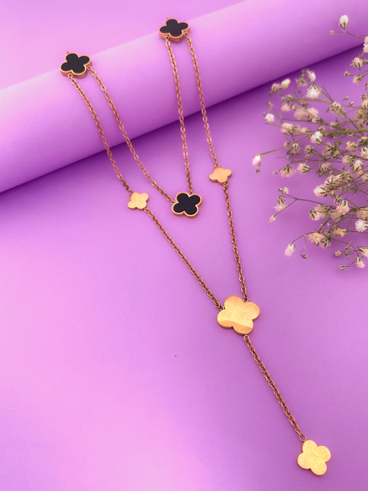 Alana Clover Layered Necklace