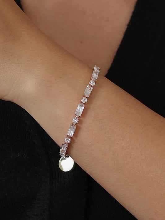 Crystal Samba Tennis Bracelet (Rosegold)