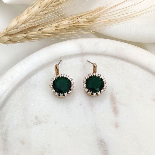 Emerald Bella Earrings