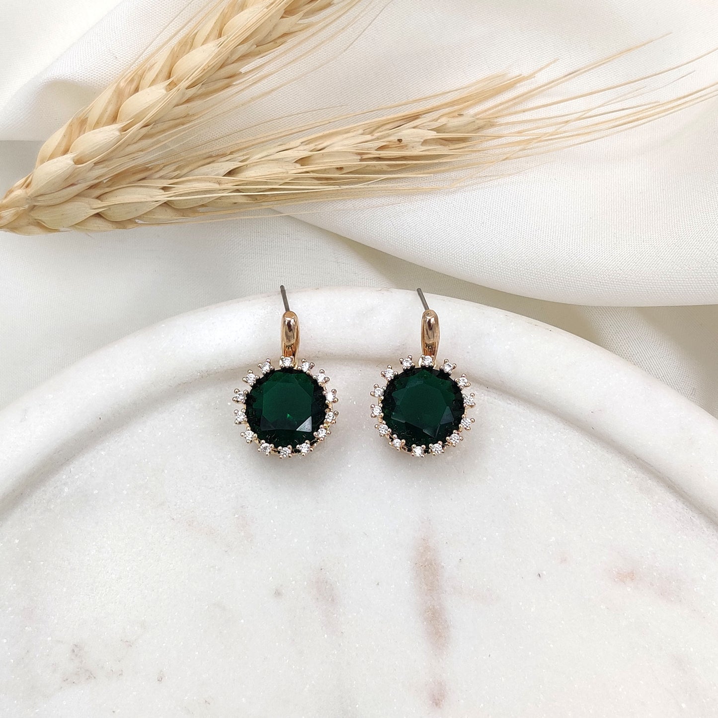 Emerald Bella Earrings