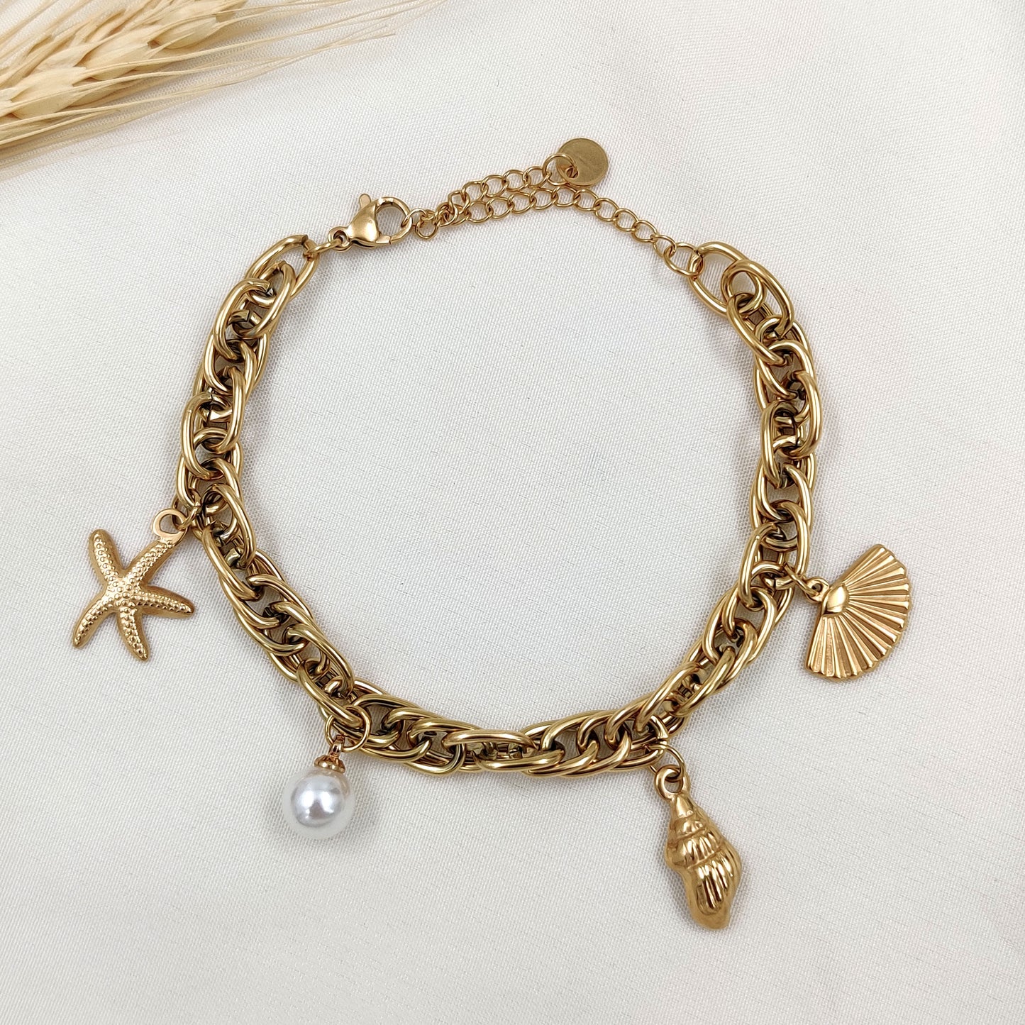 Beach Bum Charm Bracelet