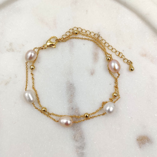 Pearl Layered Bracelet