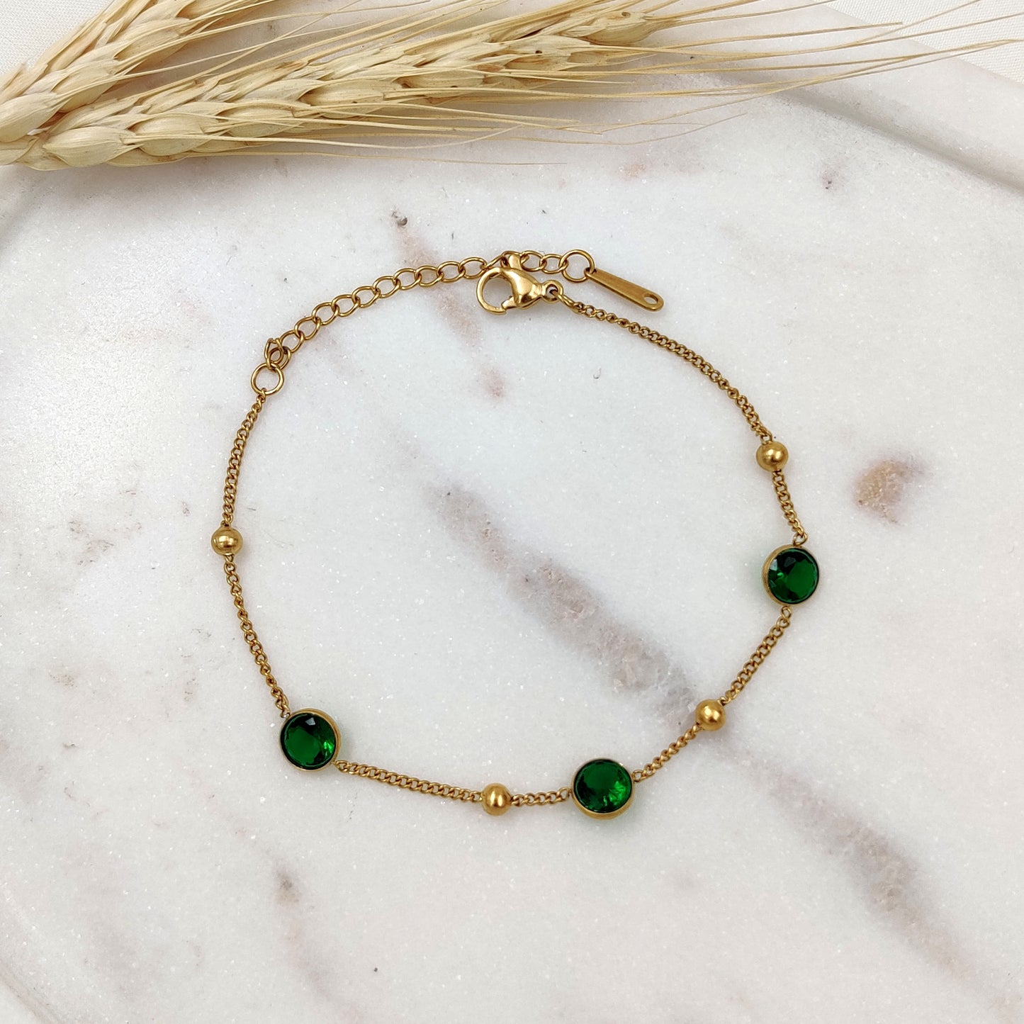 Emerald Marilyn Bracelet