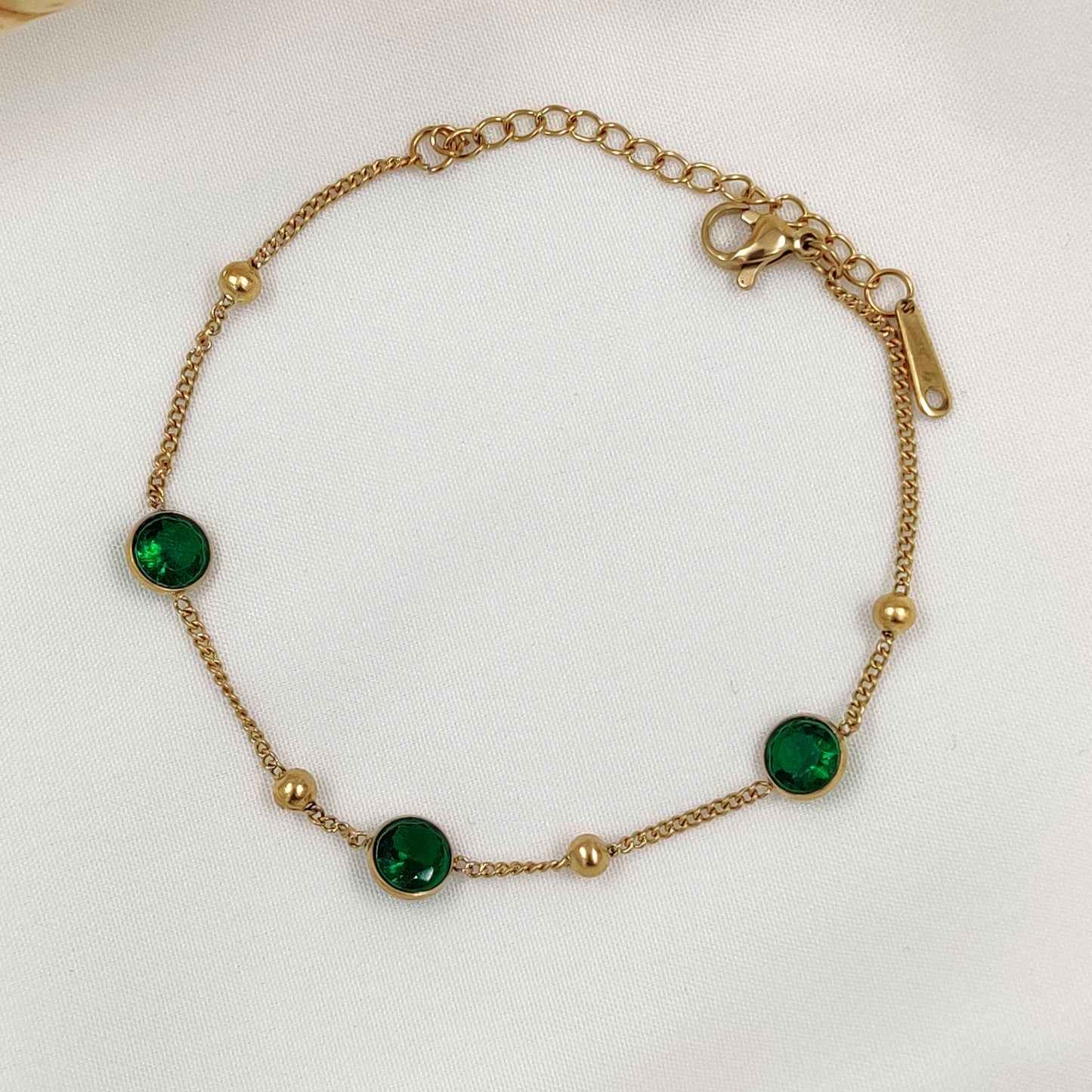 Emerald Marilyn Bracelet