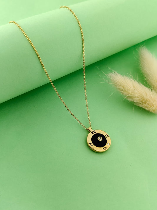 Black Dial Necklace